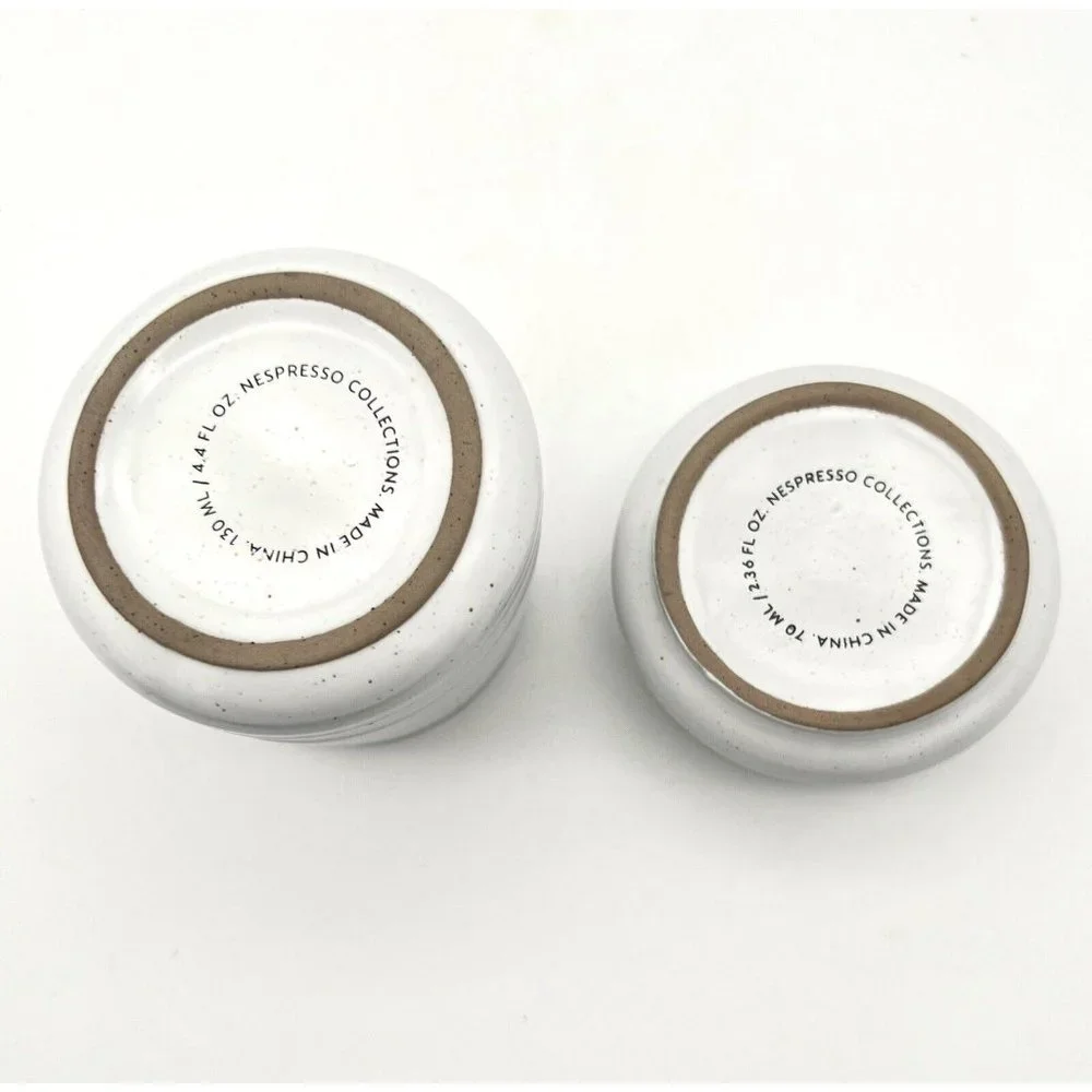 NESPRESSO ORIGINALE COFFEE CREAMER SUGAR BOWL SET #3579 - Picture 6 of 6